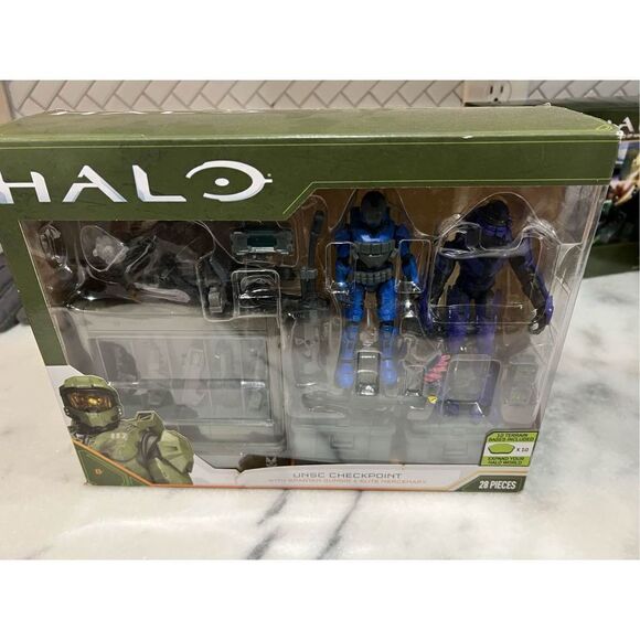 HALO Infinite Series UNSC CHECKPOINT Spartan Gungnir Elite Mercenary 4″ Jazwares - Picture 1 of 7